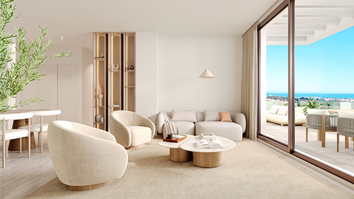 Modernes Wohnen zwischen Natur und Meer in Mijas